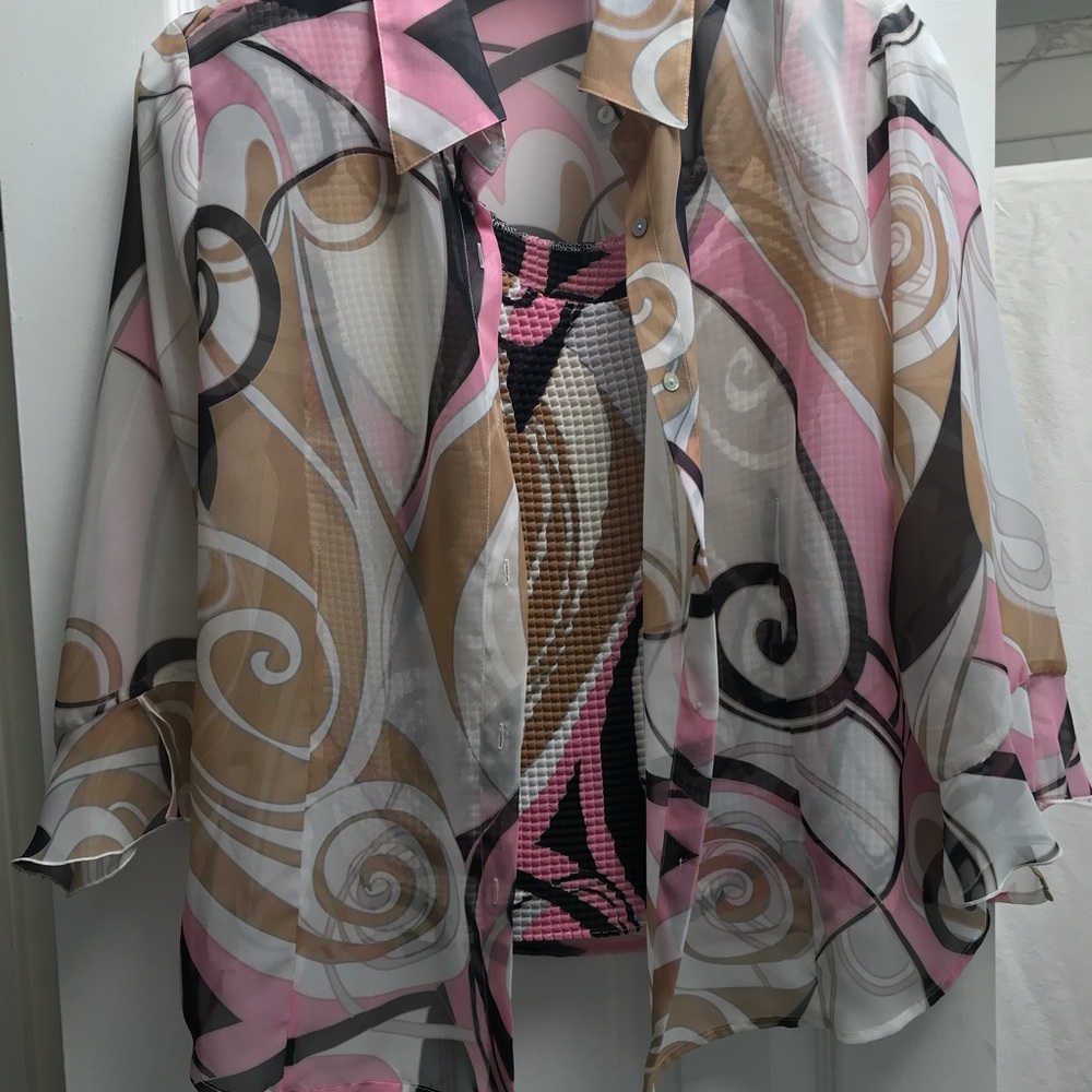 NICOLA XL TANK & Overblouse.